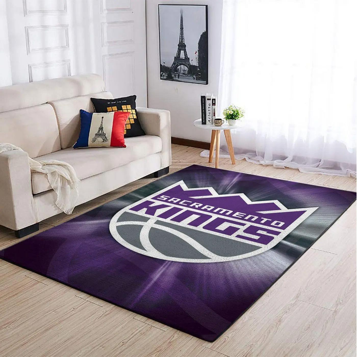 Sacramento kings nba rugs living room carpet wooden home rug regtangle carpet Rectangle Rug