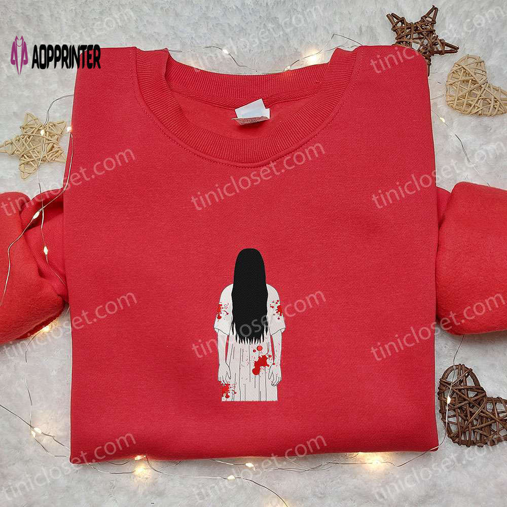 Samara embroidered shirt & horror movie sweatshirt: best gift ideas Embroidered Shirt