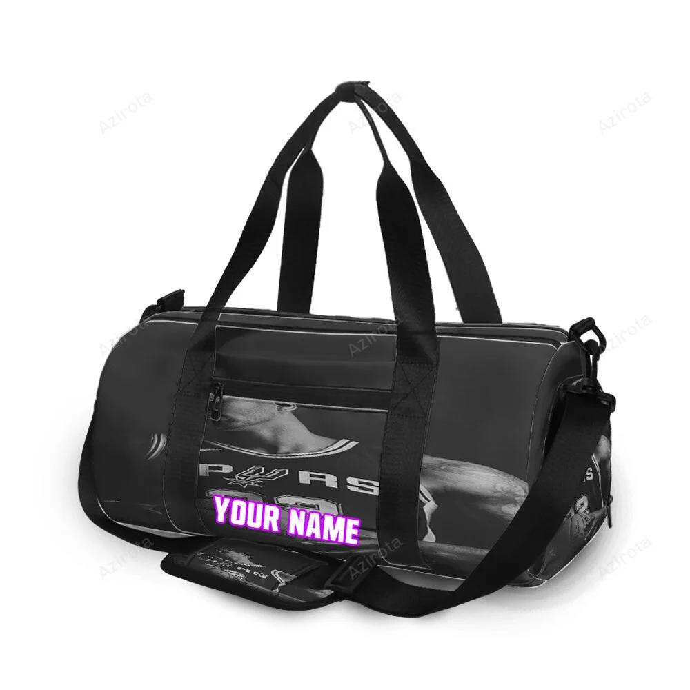 San antonio spurs rudy gay1 personalized name travel bag gym bag 2363 Travel Bag