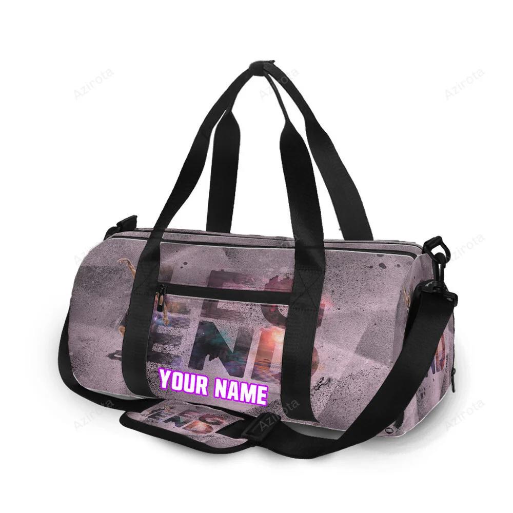 San antonio spurs tim duncan3 personalized name travel bag gym bag 2562 Travel Bag