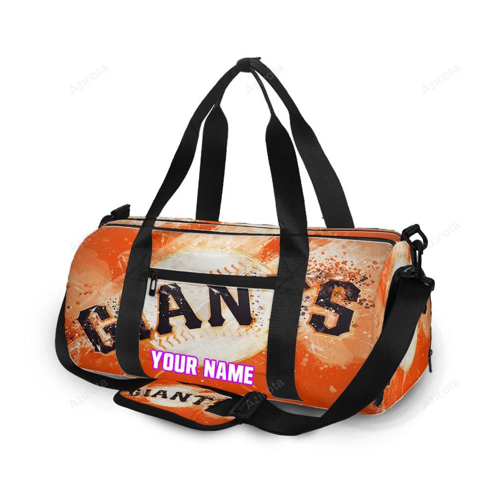 San francisco giants art 5 personalized name travel bag gym bag 2589 Travel Bag