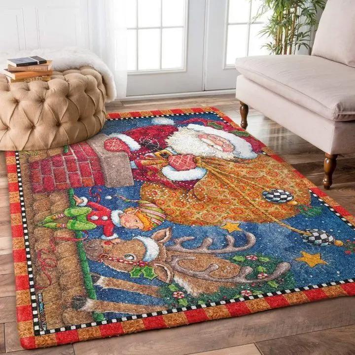 Santa dhcus christmas 7 dhcdhc ld1610 rug living room rug home decor Rectangle Rug
