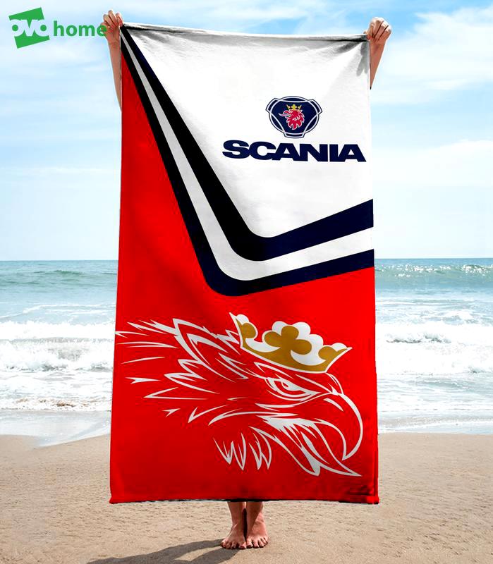 Scania soft cotton bath large beach towel hot 2023 item fashion Beach Towel