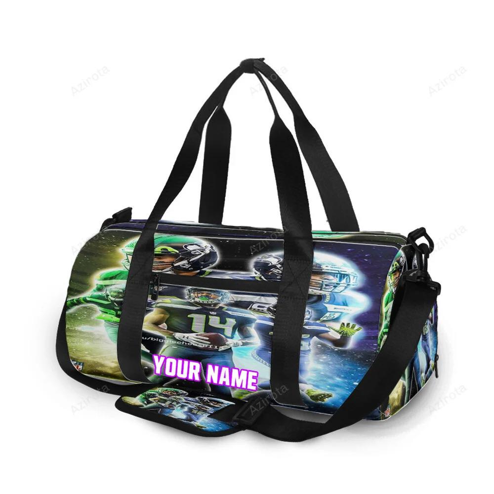 Seattle seahawks players3 personalized name travel bag gym bag 1931 Travel Bag