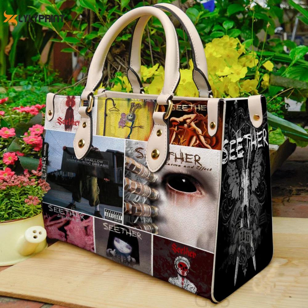 Seether leather bag for women gift 1976 Women Leather Hand Bag