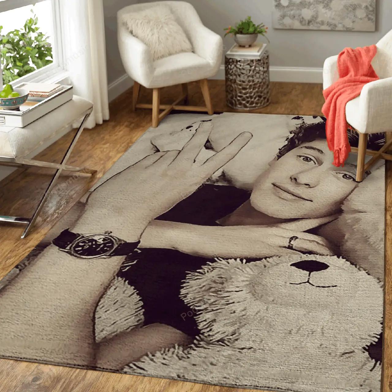 Shawn mendes 110 music art for fans area rug living room carpet rug regtangle carpet floor decor home decor Rectangle Rug