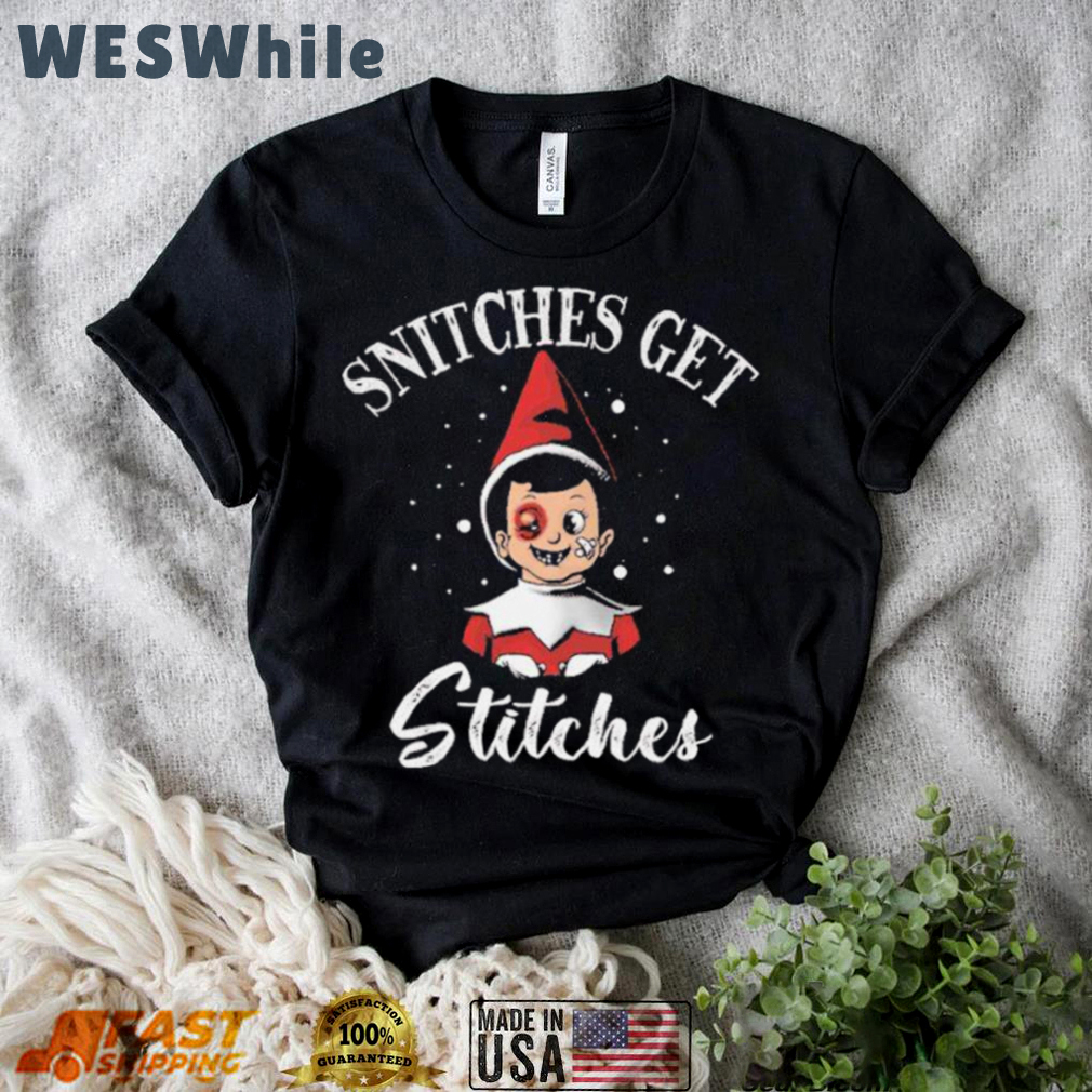 Snitches get stitches ugly christmas unisex t shirt Christmas Ugly Sweater