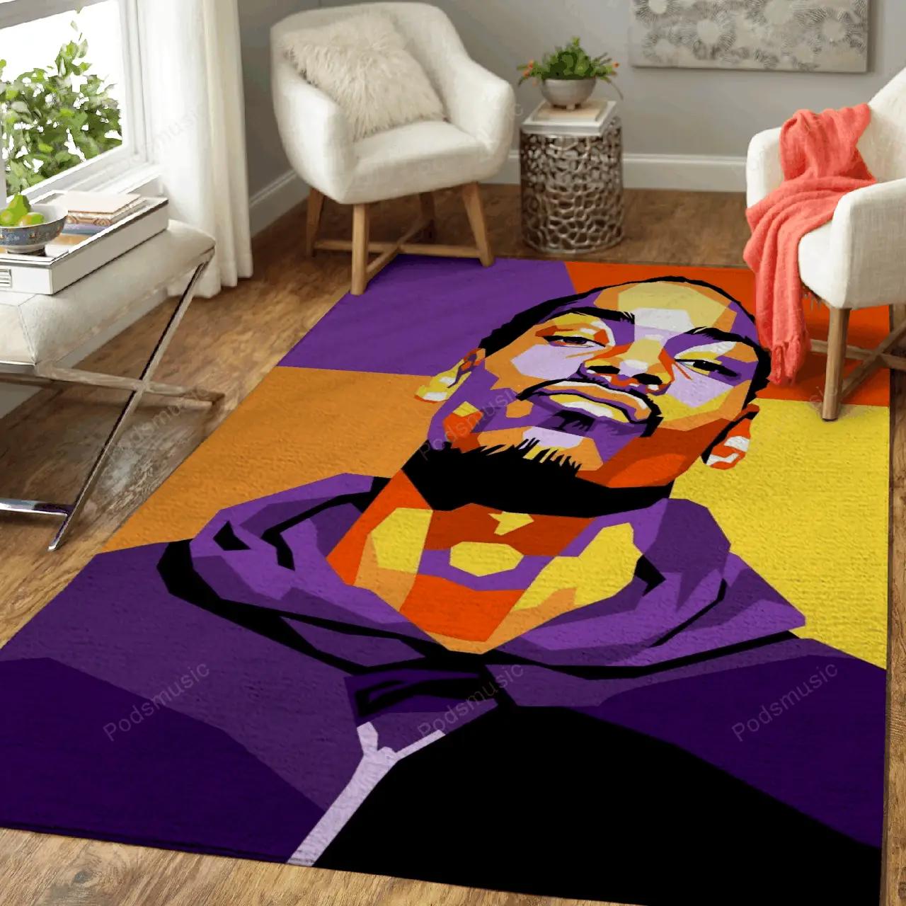 Snoop dogg wpap music art for fans area rug living room carpet rug regtangle carpet floor decor home decor Rectangle Rug