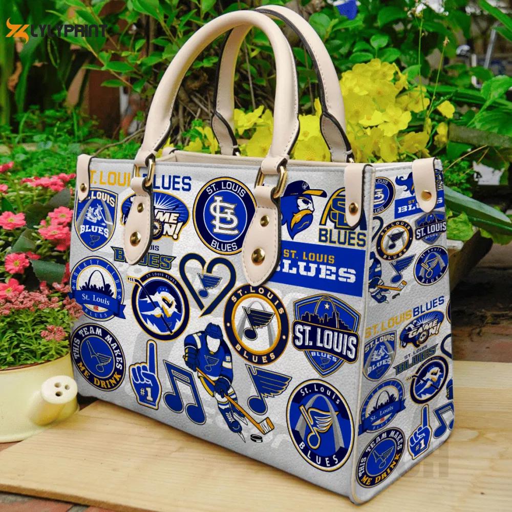 St louis blues women s day leather hand bag gift for women’s day gift – chic & stylish 3659 Women Leather Hand Bag