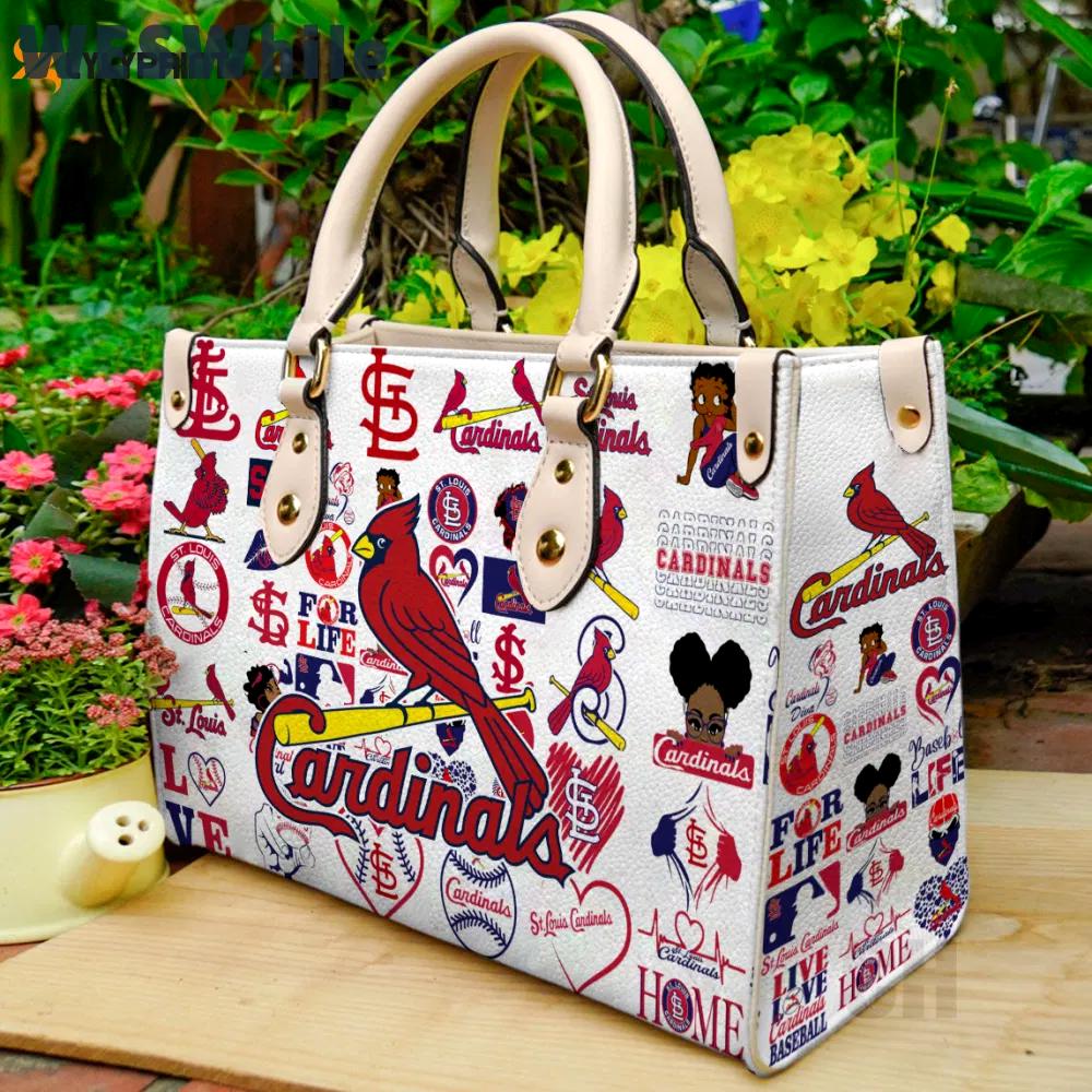 St. louis cardinals leather handbag for women gift 2288 Women Leather Hand Bag