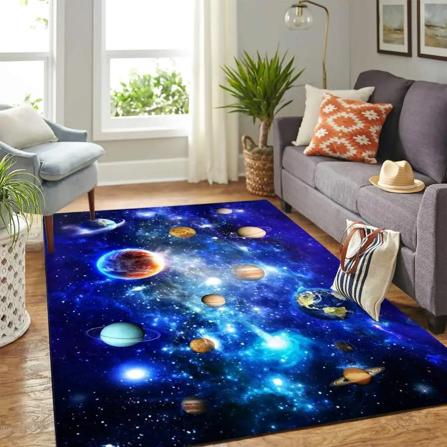 Star sky 3d  rug home decor football team logo carpet rug living room 19120724 Rectangle Rug
