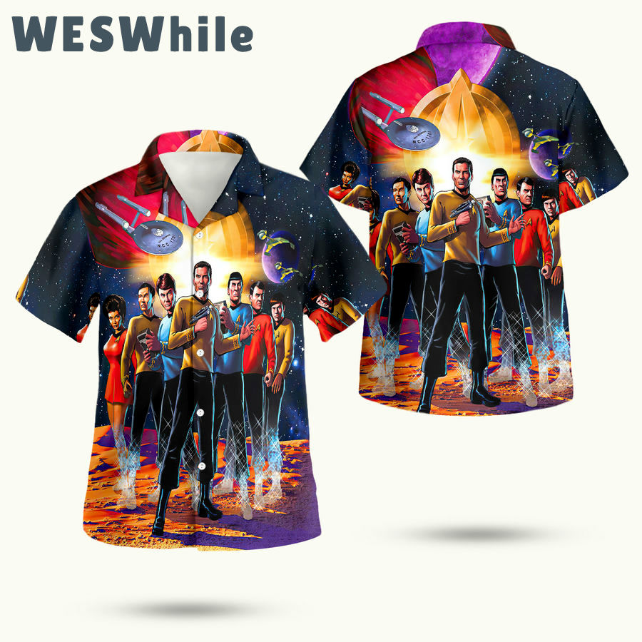 Star trek original series hawaiian shirt Hawaii Shirt Shorts & Flip Flops