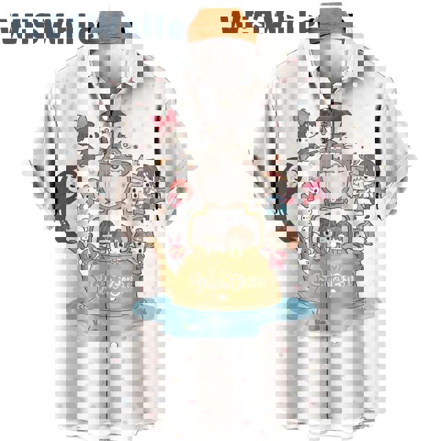 Studio ghibli shirt 3d hawaiian shirt Hawaii Shirt Shorts & Flip Flops