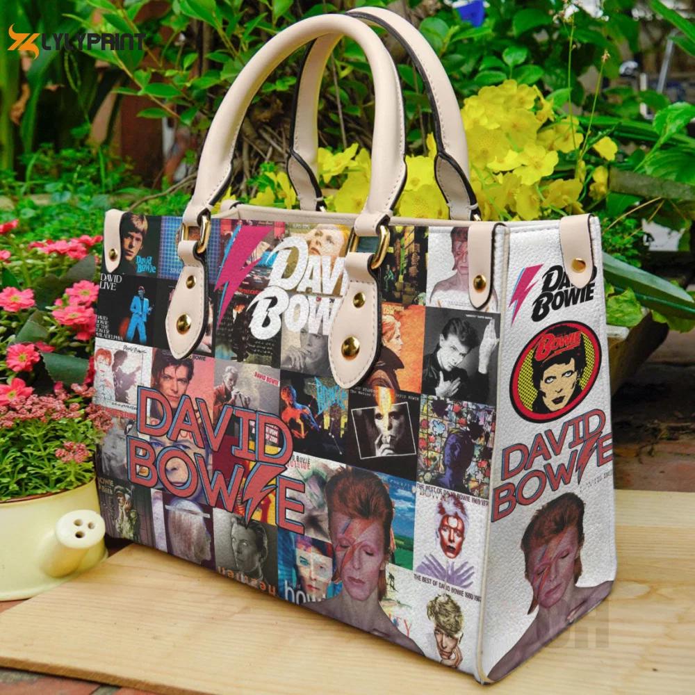 Stylish david bowie lover leather handbag – perfect women s day gift! 306 Women Leather Hand Bag