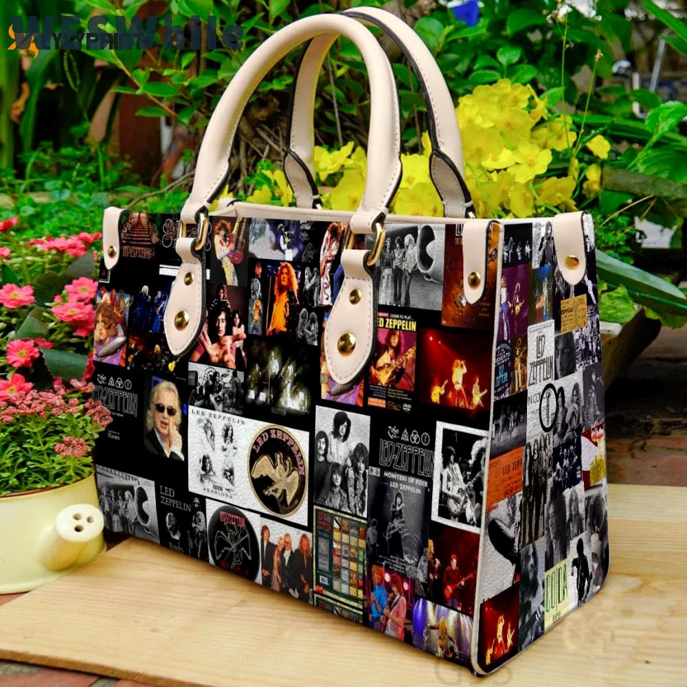 Stylish led zeppelin leather hand bag gift for women’s day gift for women s day – celebrate with g95! 3530 Women Leather Hand Bag