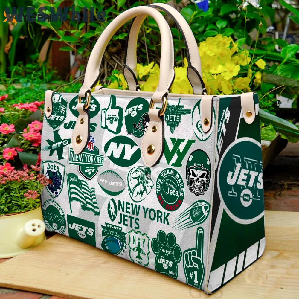 Stylish new york jets leather handbag: perfect women s day gift – g95 3425 Women Leather Hand Bag