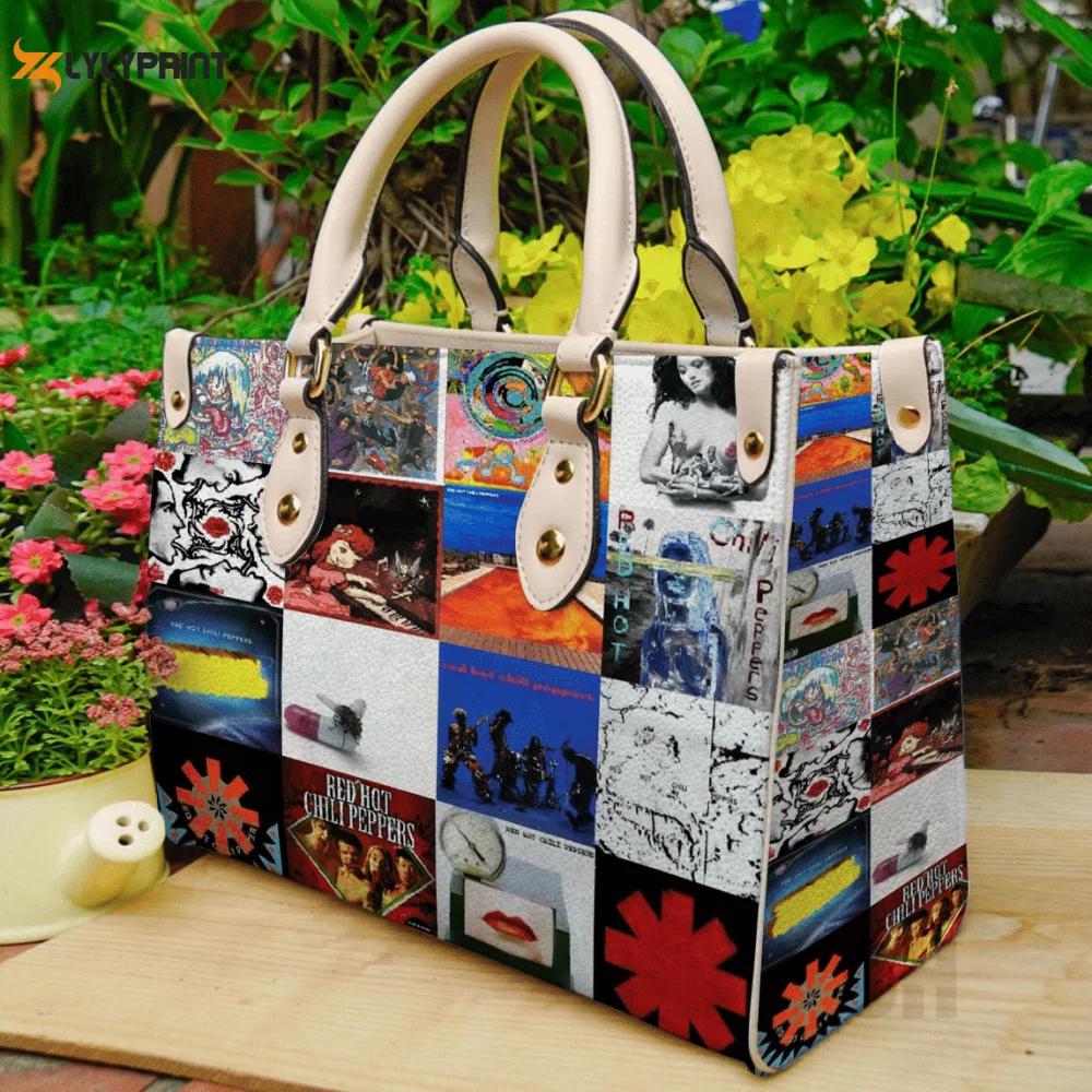 Stylish red hot chili peppers leather hand bag gift for women’s day – perfect women s day gift 3670 Women Leather Hand Bag