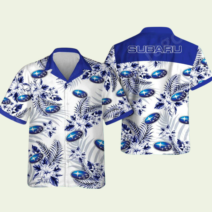 Subaru logo hawaiian shirt Hawaii Shirt Shorts & Flip Flops