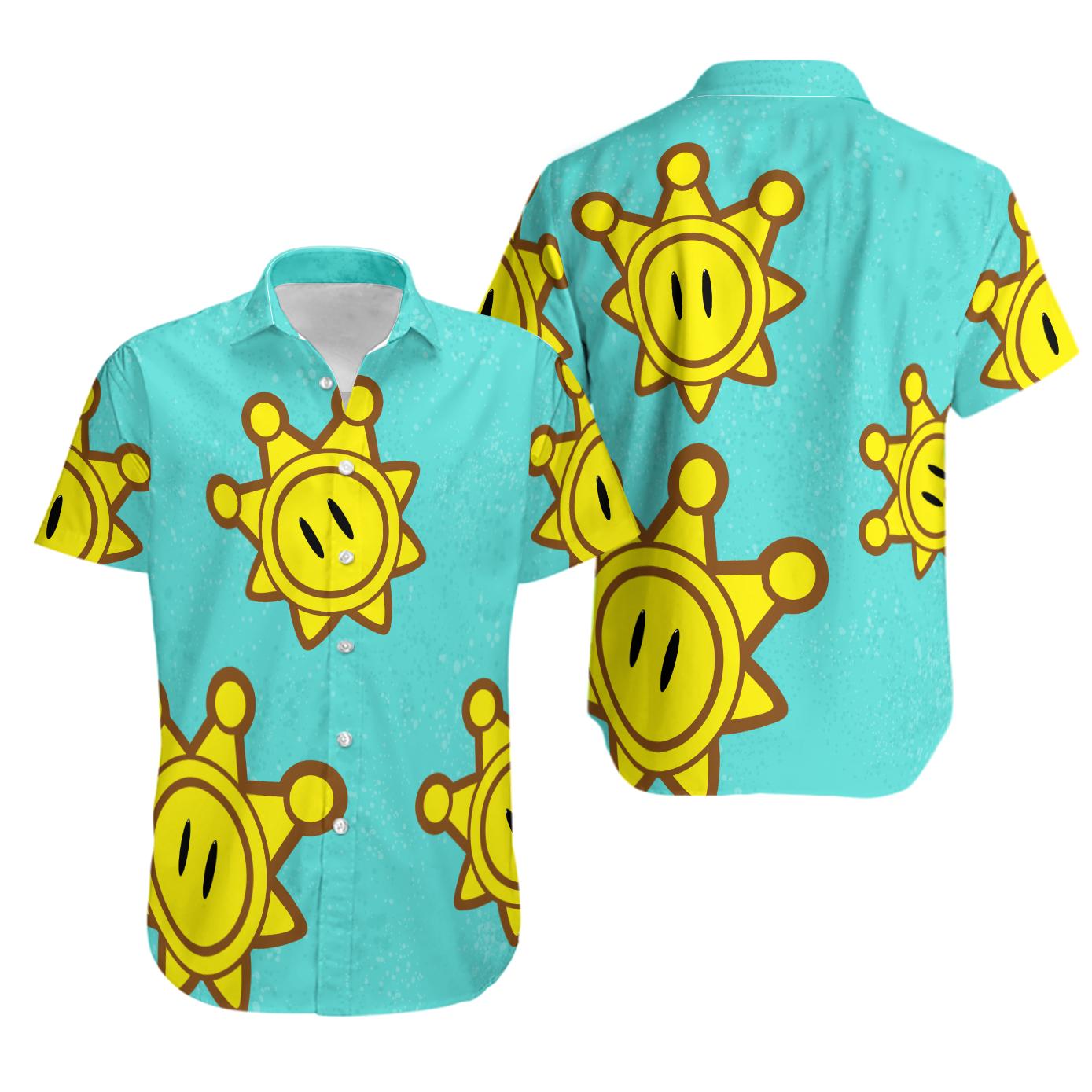 Super mario hawaii shirt 2 Hawaii Shirt Shorts & Flip Flops