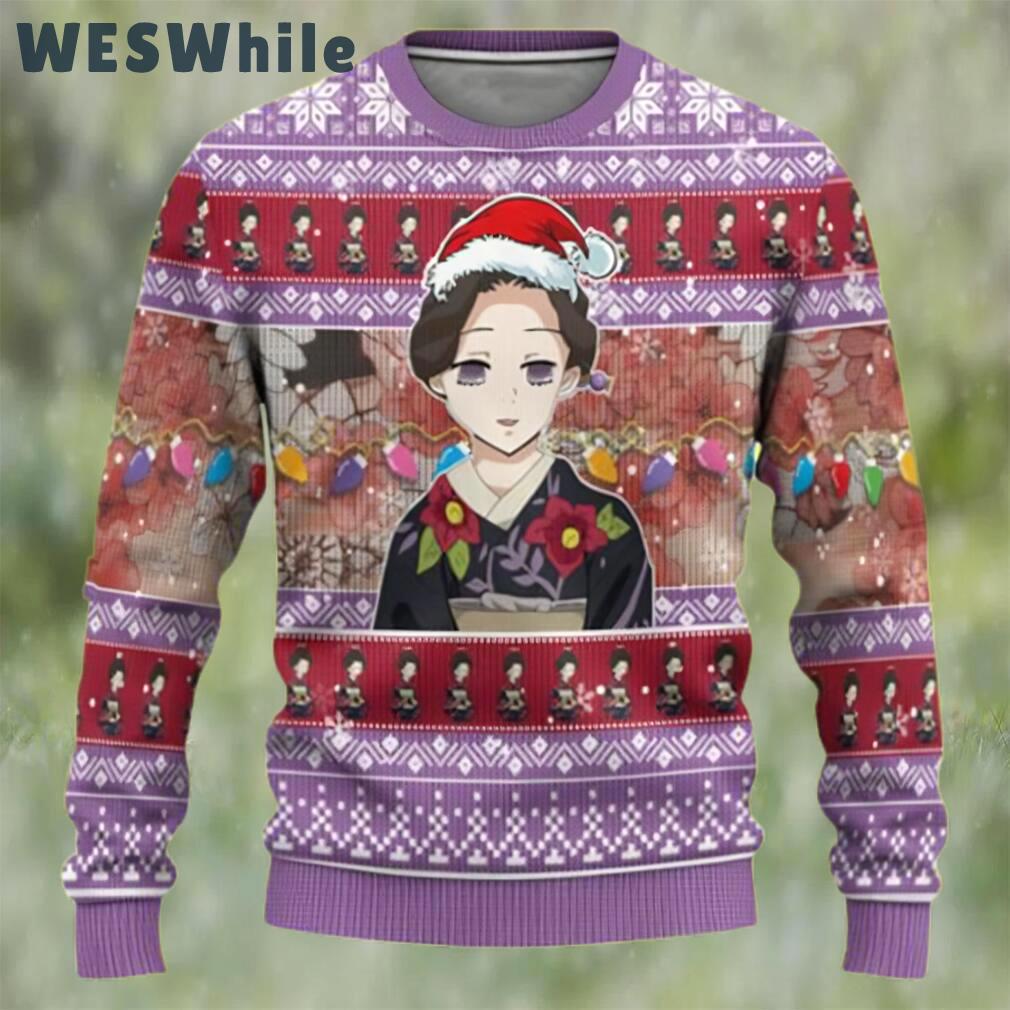 Tamayodemon demon slayer chibi demon slayer ugly christmas sweater Christmas Ugly Sweater