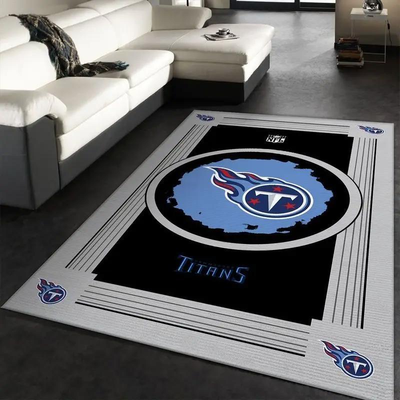 Tennessee titans american nfl 20 area rug living room and bed room rug Rectangle Rug