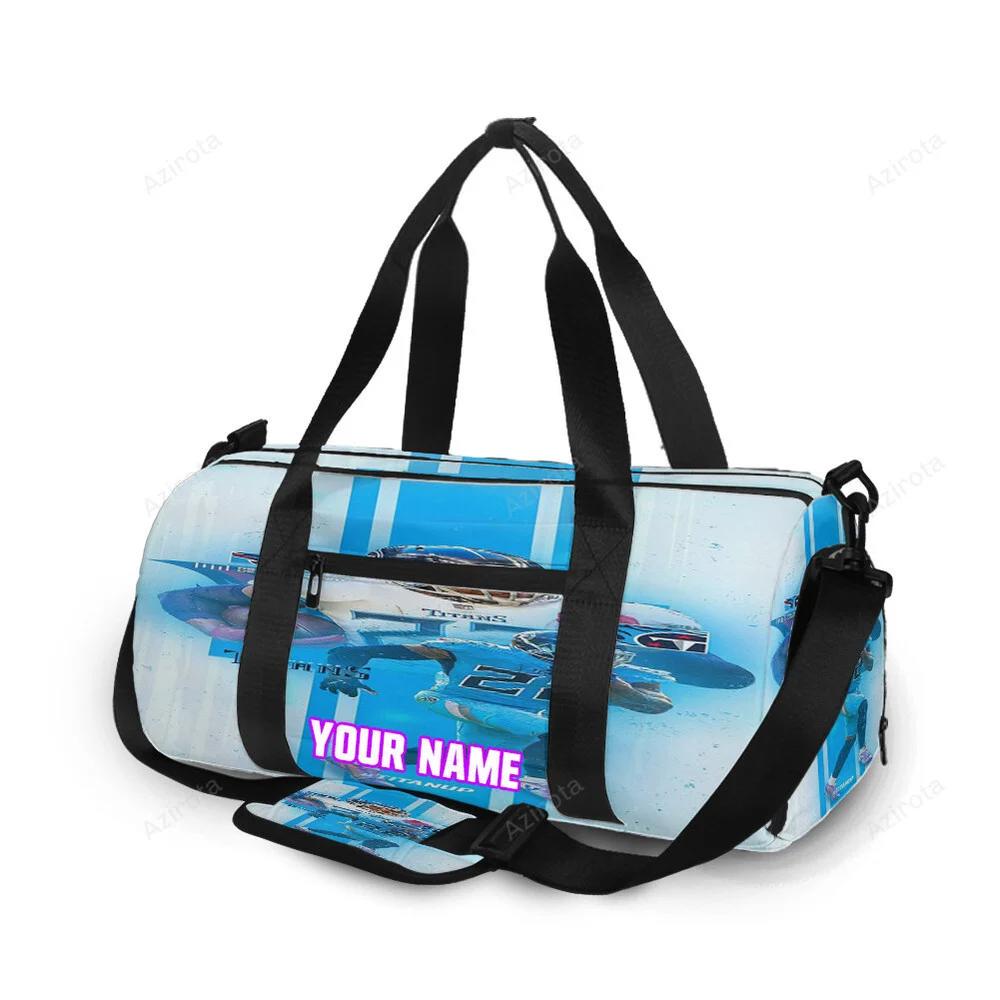 Tennessee titans derrick henry6 personalized name travel bag gym bag 741 Travel Bag