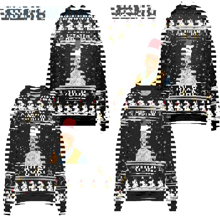 The big lebowski calmer than you are ugly christmas sweater ?  hot 2024 style 671 Christmas Ugly Sweater