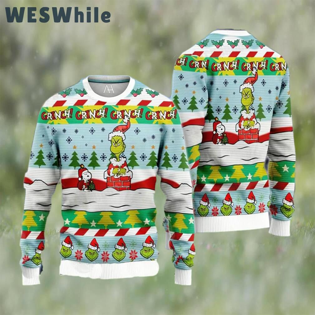 The grinch and snoopy dog ugly sweater funny christmas gift Christmas Ugly Sweater