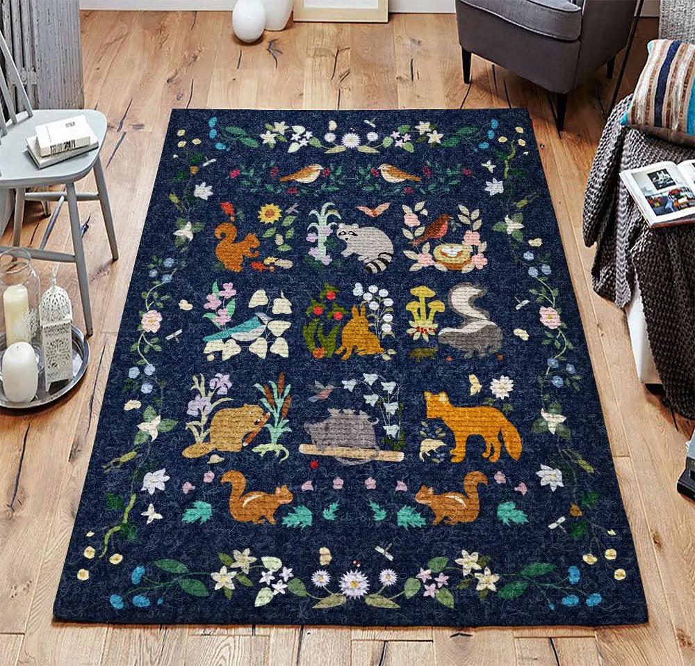 The grinch area rug living room rug home decor Rectangle Rug