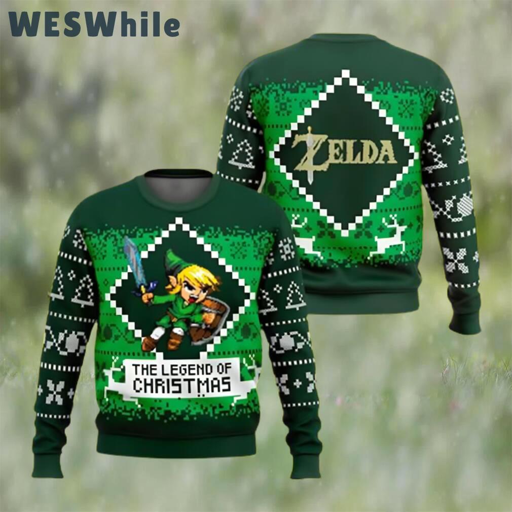 The legend of christmas zelda ugly christmas sweater majora?s ugly sweater Christmas Ugly Sweater