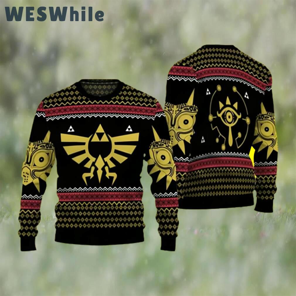 The legend of zelda ugly knitted christmas sweater xmass gift for fan Christmas Ugly Sweater