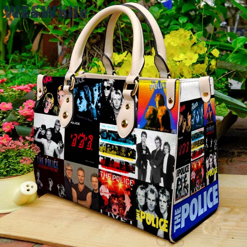 The police leather bag for women gift 989 Women Leather Hand Bag