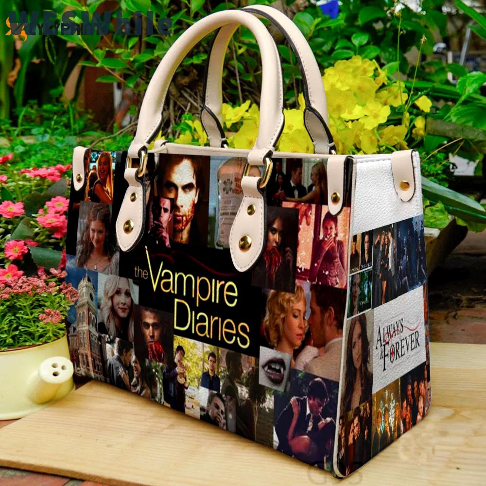 The vampire diaries leather bag for women gift 813 Women Leather Hand Bag