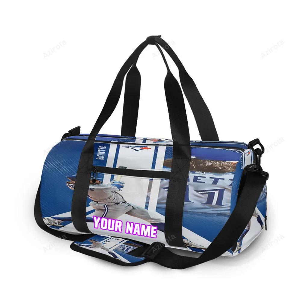 Toronto blue jays bo bichette8 personalized name travel bag gym bag 2611 Travel Bag