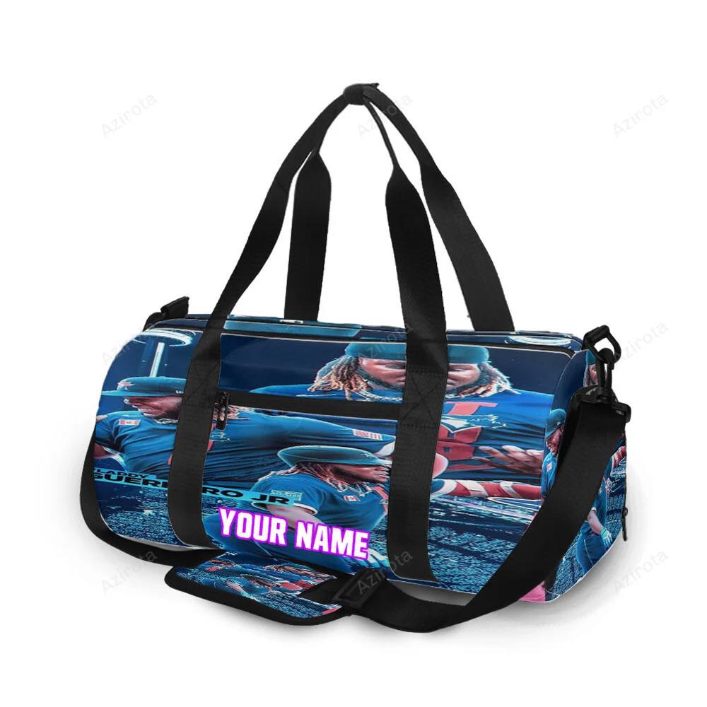 Toronto blue jays vladimir guerrero jr5 personalized name travel bag gym bag 2604 Travel Bag