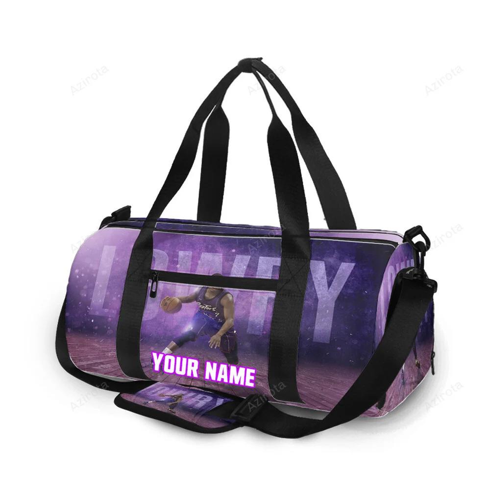 Toronto raptors kyle lowry1 personalized name travel bag gym bag 2417 Travel Bag