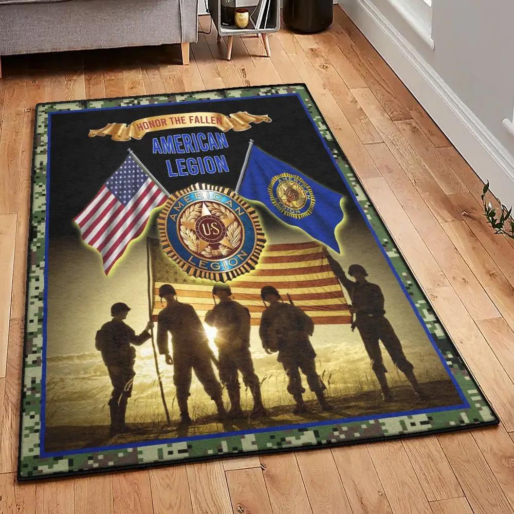 Usa living room rugs, american legion rug Rectangle Rug