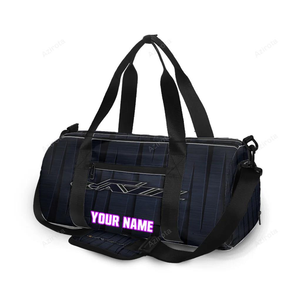 Utah jazz emblem v11 personalized name travel bag gym bag 2468 Travel Bag