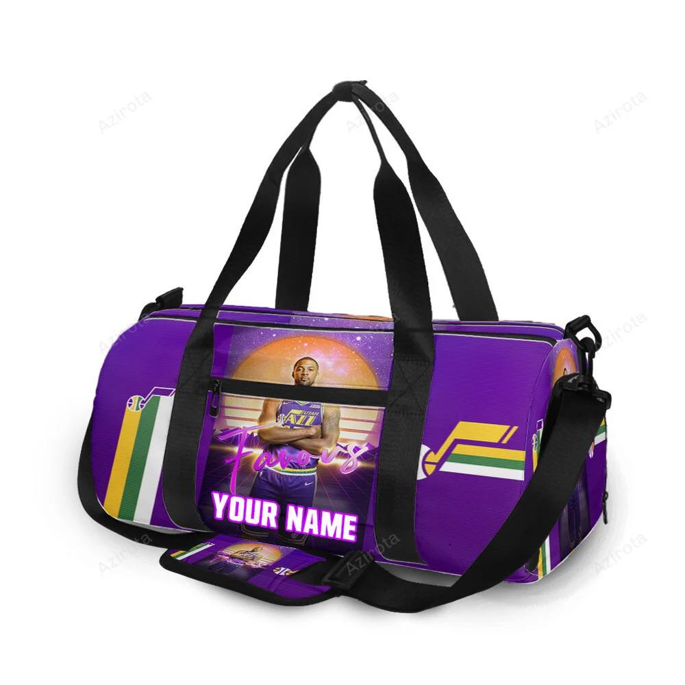 Utah jazz player v24 personalized name travel bag gym bag 2428 Travel Bag