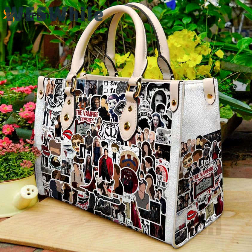 Vampire diaries leather hand bag gift for women’s day – perfect women s day gift! 3768 Women Leather Hand Bag
