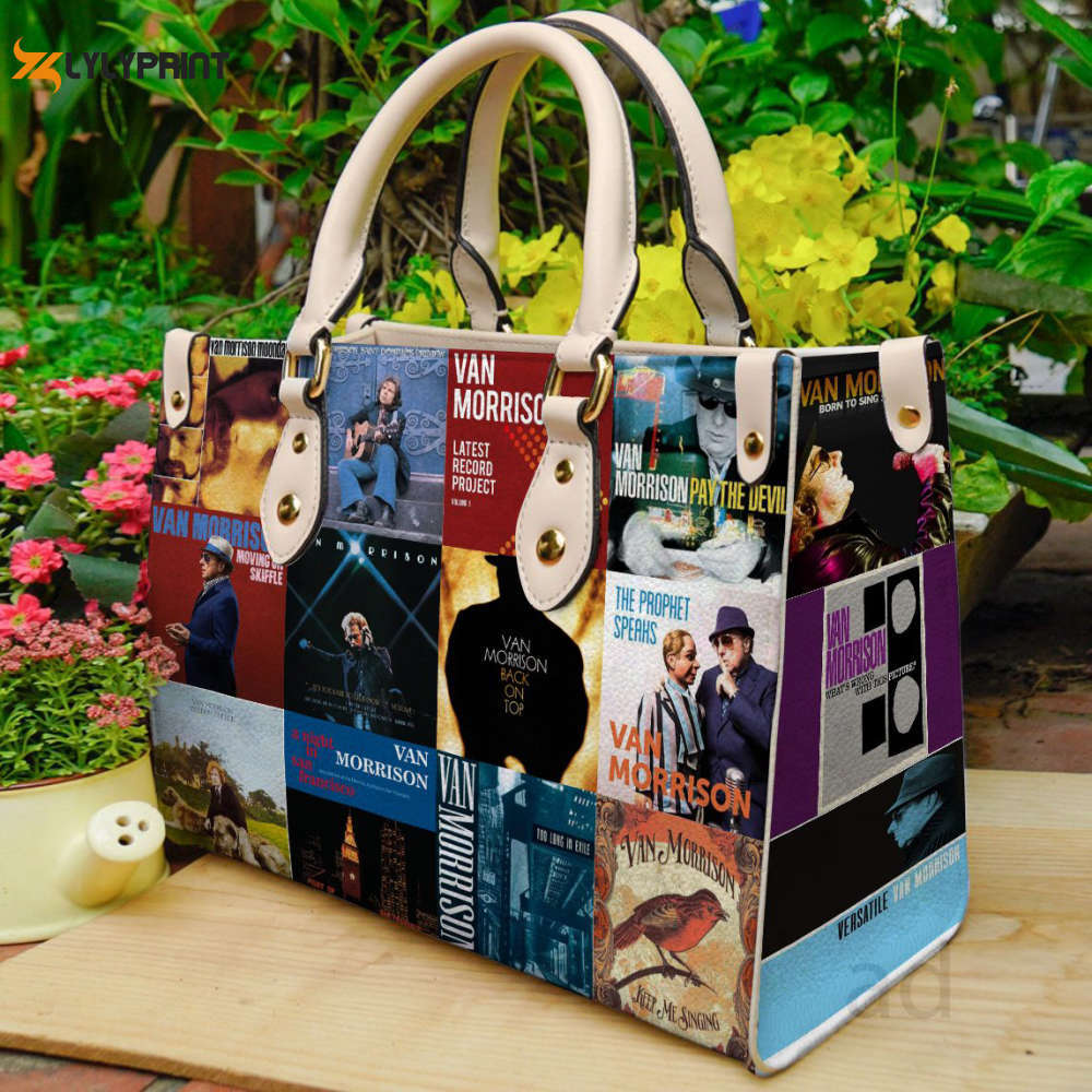 Van morrison leather handbag gift for women 669 Women Leather Hand Bag