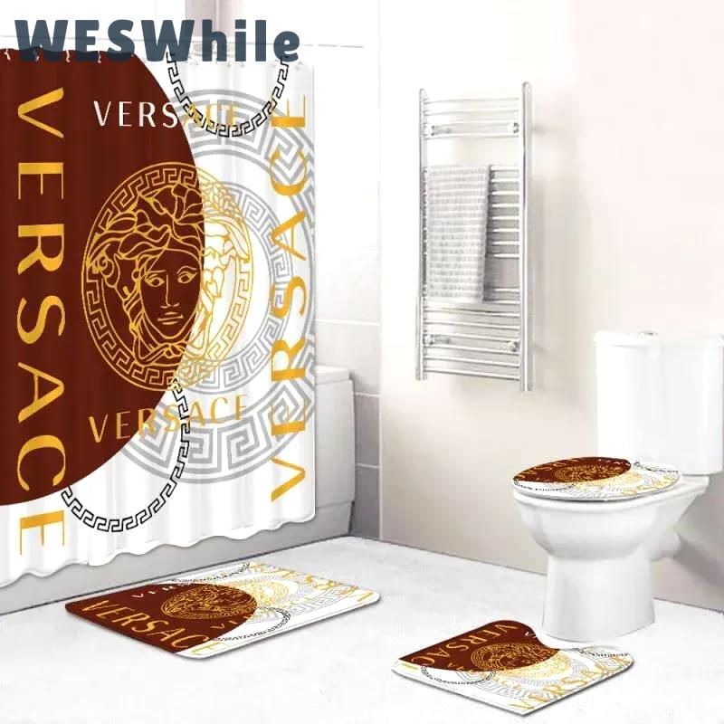 Versace bath mat bathroom sets home decor hypebeast luxury fashion brand Bathroom Set