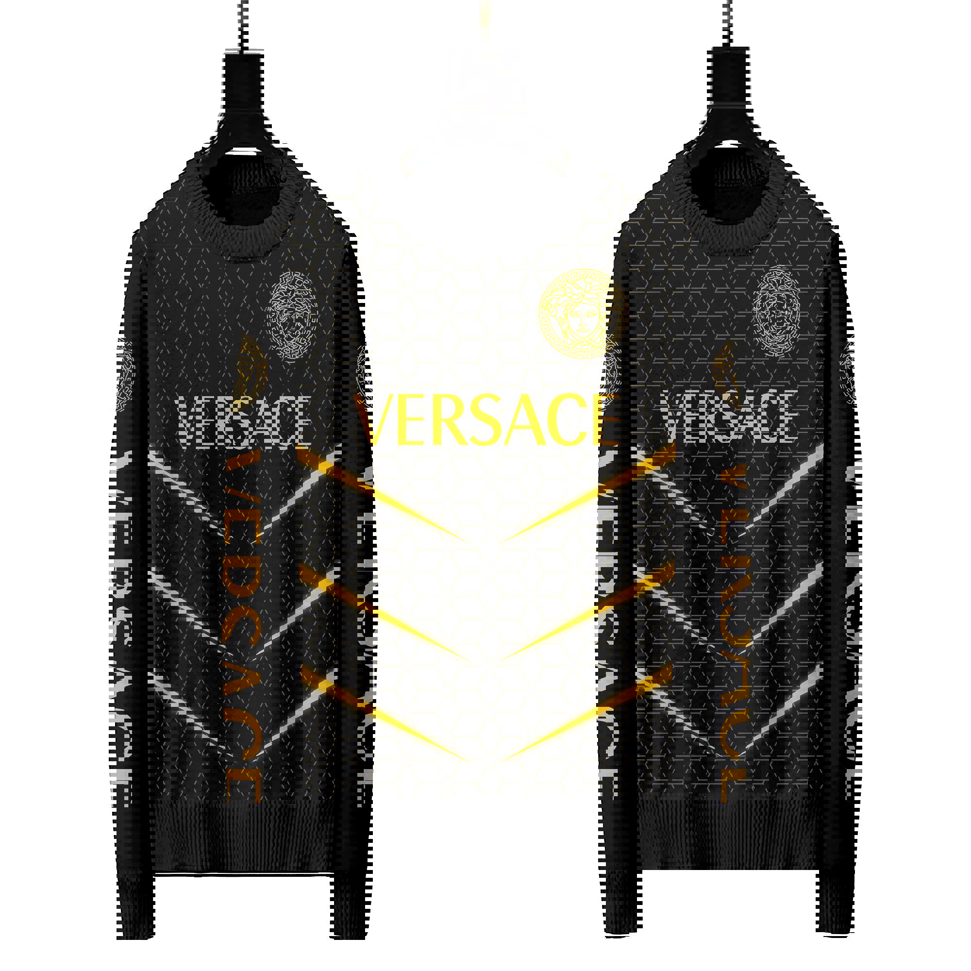 Versace luxury ugly sweater for winter hot 2024  style 537 Christmas Ugly Sweater