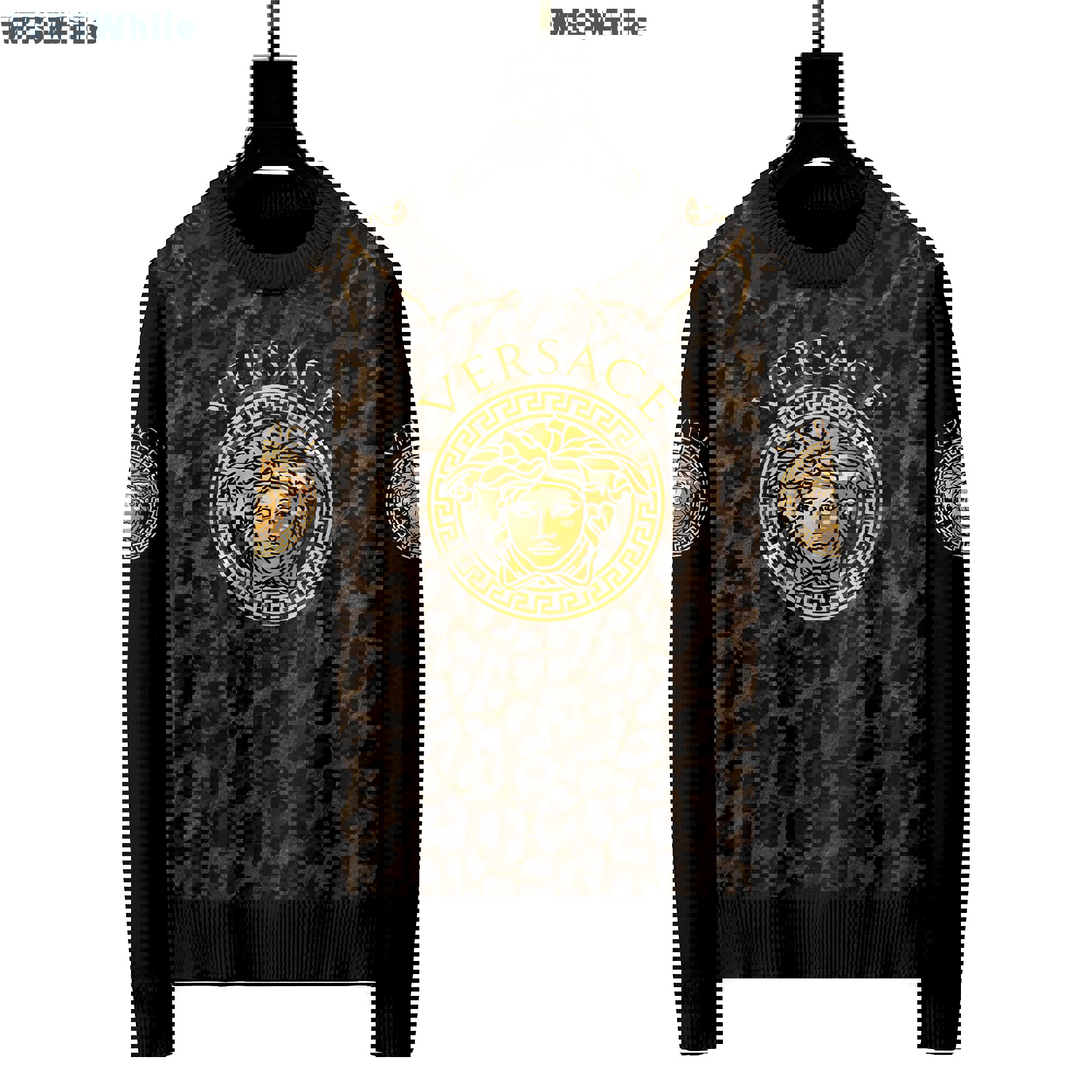 Versace luxury ugly sweater for winter hot 2025style 343 Christmas Ugly Sweater