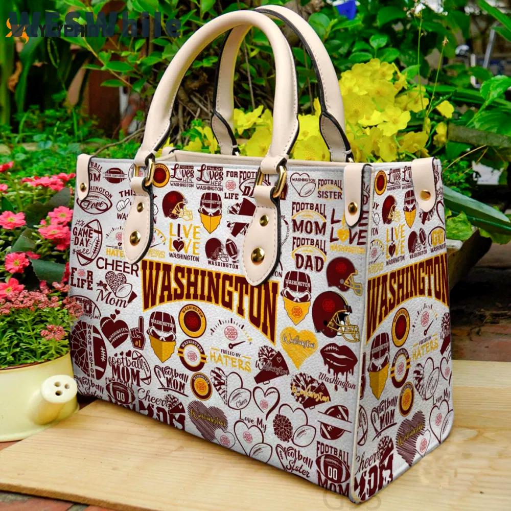 Washington redskins a1 hand leather bag for women gift 1984 Women Leather Hand Bag