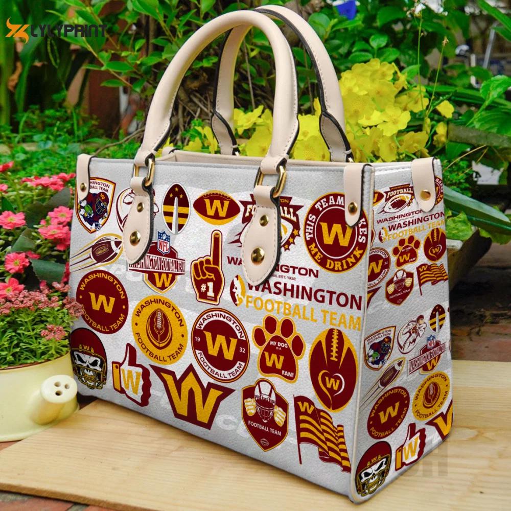 Washington redskins lover leather bag for women gift 2078 Women Leather Hand Bag