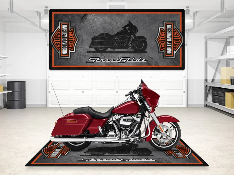 Harley-Davidson Ultimate Fighting Championship Motor Harley Davidson Streetglide Straguida Ducatipanigalev4 Motorcycle Mat Garagefloormat Ducati Hondacbr1000rr Cruisers Ducatisuperleggera New Rectangle Area Rug Version 2 - Ultimate All-Day Comfort, Feel the Sophistication Now!