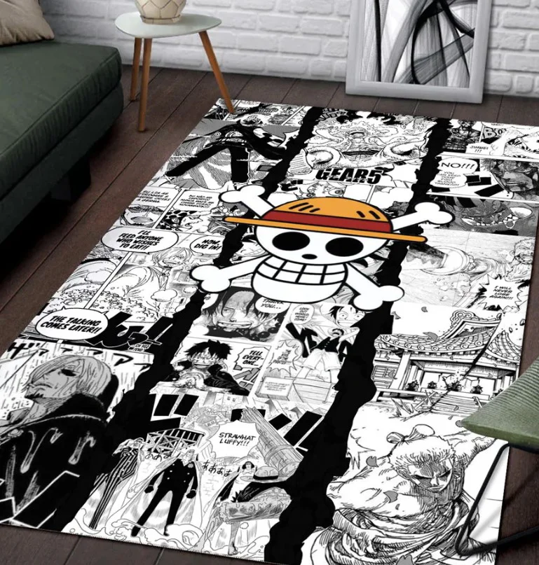 Feed Ancione To Lath The Talking Comes Later Tell Delry One Strawhat Luffy Gears No Sofa Carpet Table Furniture Interiordesign New Rectangle Area Rug Version 2 - Lightweight and Travel-Friendly, Shop the Classics Now!