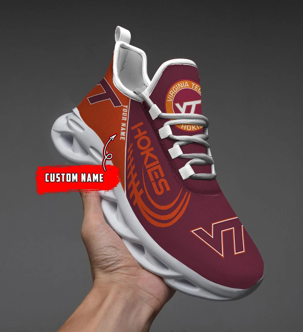 VT Virginia Hoki Hokies Your Name Custom Mercedesbenz Trainer Shoe Mercedesbenzshoes Max Soul Shoes - Stylish and Practical, Experience Style Instantly!