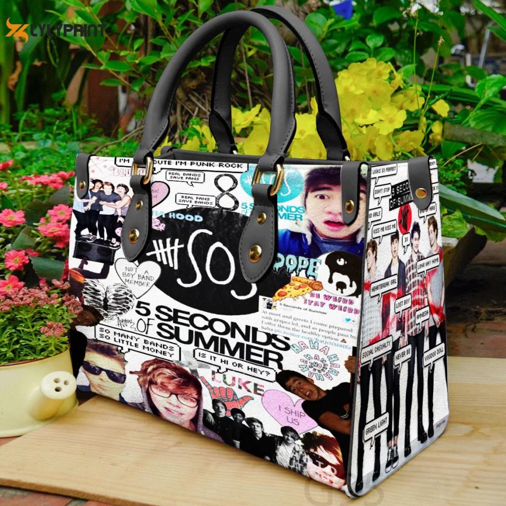 5 seconds of summer leather bag for women gift 937 Women Leather Hand Bag